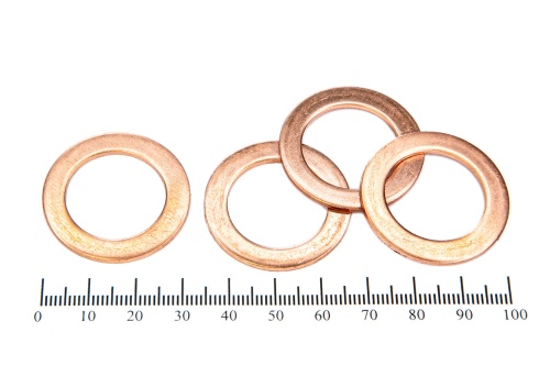 Шайба медная 22х33х1.5