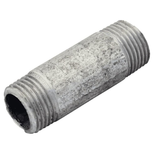 Бочонок стальной укороч оцинк Ду40 L=70мм из труб по ГОСТ 3262-75 арт.1211733