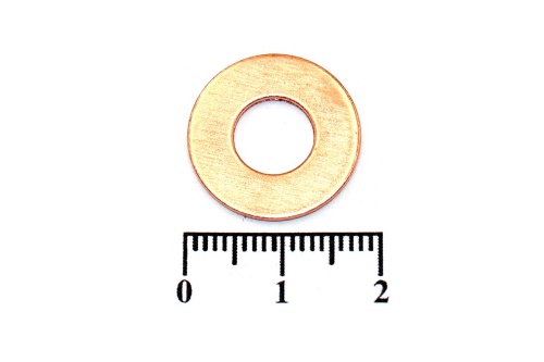 Шайба медная 8х18х1.0